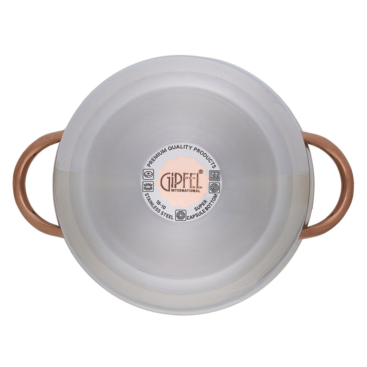 Qazan paslanmayan polad Gipfel Absolute 2755 24 sm/7,7 lt