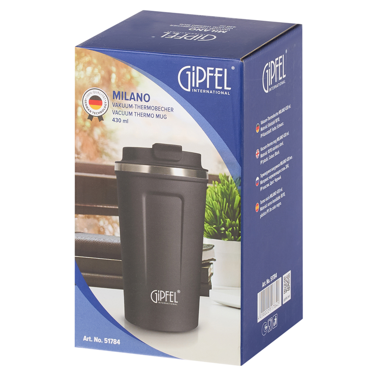 Termo-fincan vakuum Gipfel Milano 51784 430 ml