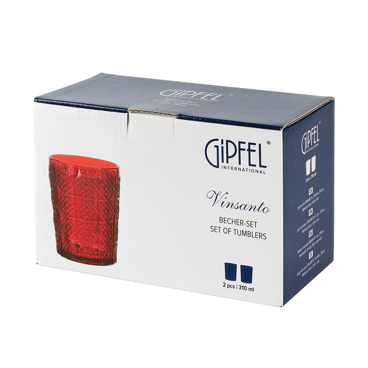 Fincan dəsti Gipfel Vinsanto 51528 310 ml 2 ədəd