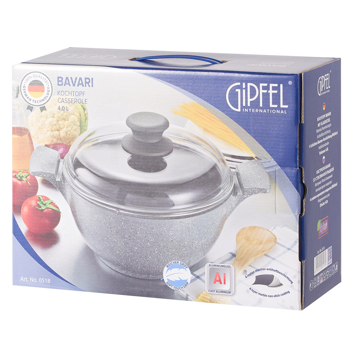 Alüminium qazan Gipfel Bavari 0518 24 sm/4 lt