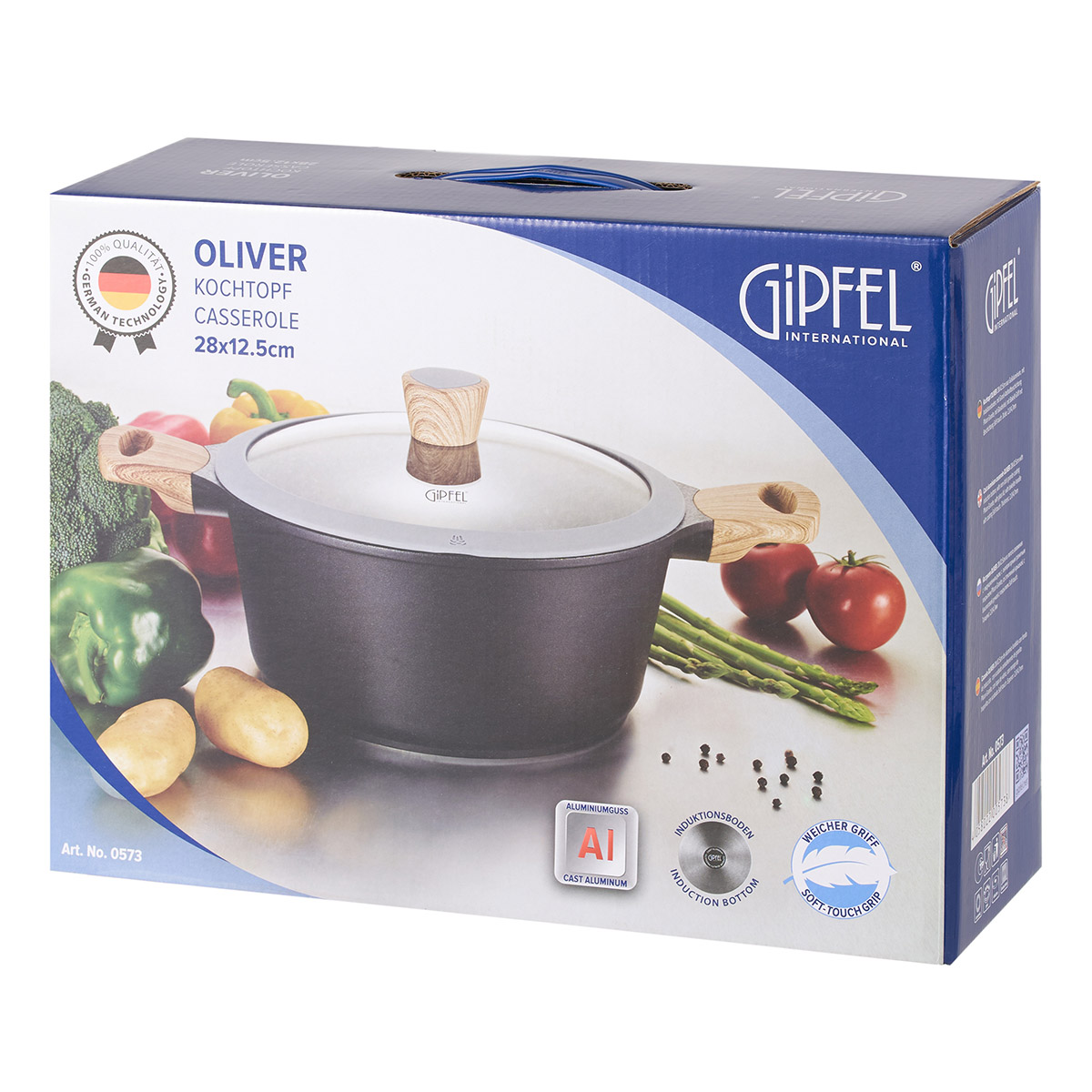 Alüminium qazan Gipfel Oliver 0573 28 sm/6 lt