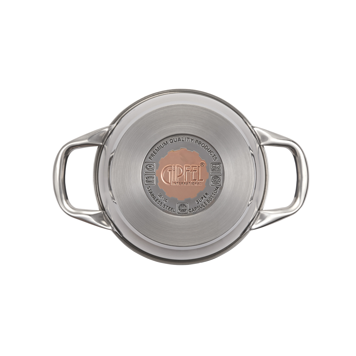 Кастрюля из нержавеющей стали Gipfel Era 1376 16 см/1,4 л