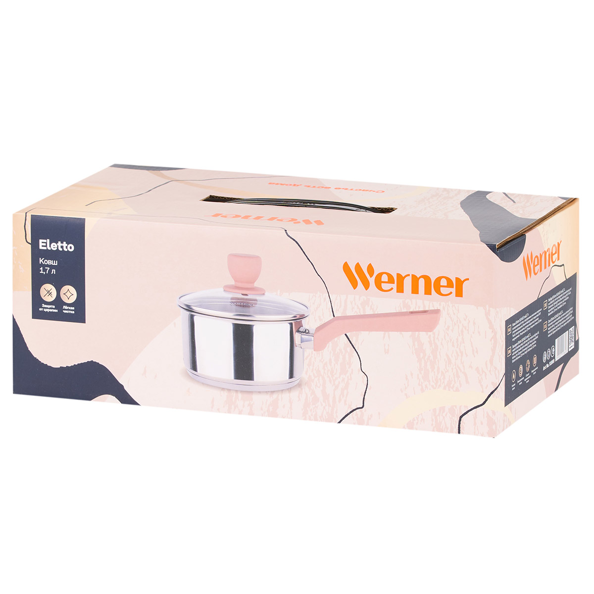 Paslanmayan polad saplıca Werner 51869 1,7 lt/16 sm