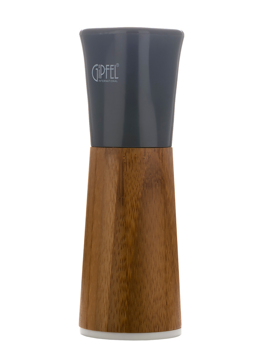 картинка 9154 GIPFEL Мельница TROPICA для перца, ручная, высота 17 см. Rəng: черный. Material: bambuk, keramika, plastik. от магазина Gipfel