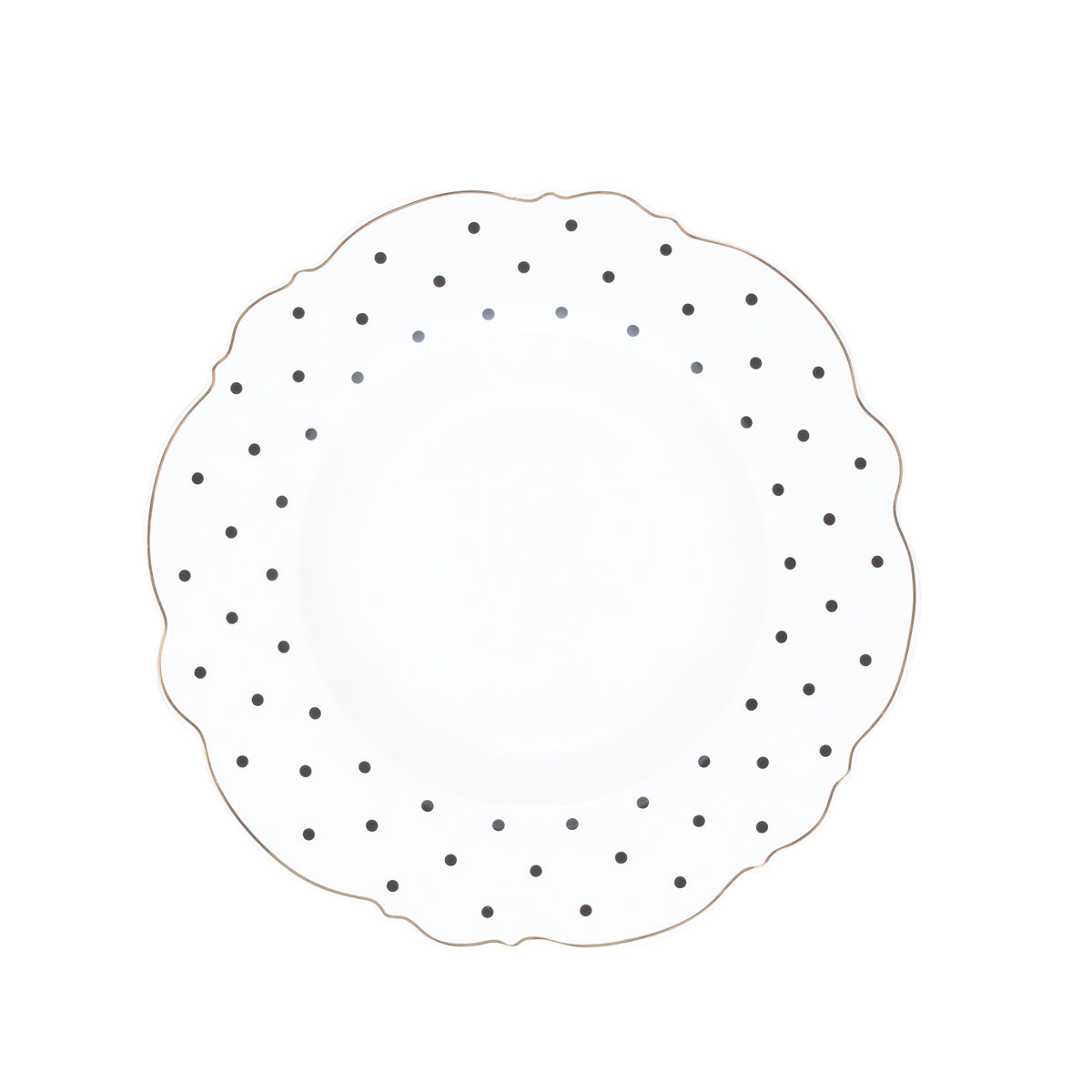 картинка 3873 GIPFEL Сервиз столовый MODERN на 6 персон, 18 предметов (6 обеденных тарелок 31см, 6 закусочных тарелок 28см, 6 суповых тарелок 23см). Material: костяной çini от магазина Gipfel