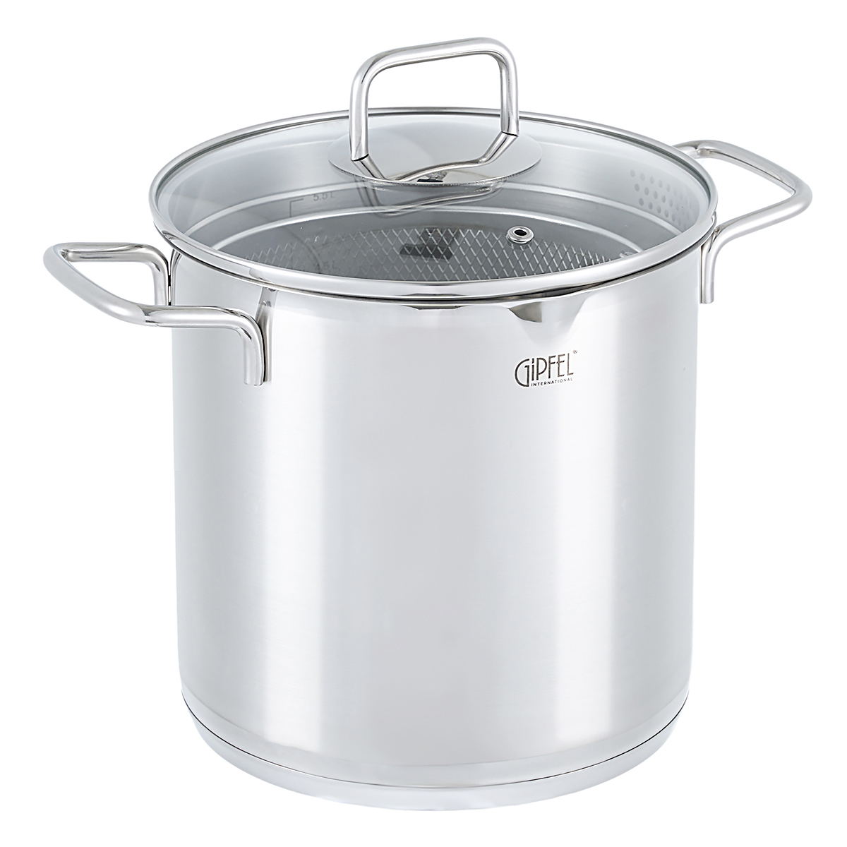 Кастрюля из нержавеющей стали Gipfel Itum 52817 20 см/5,5 л