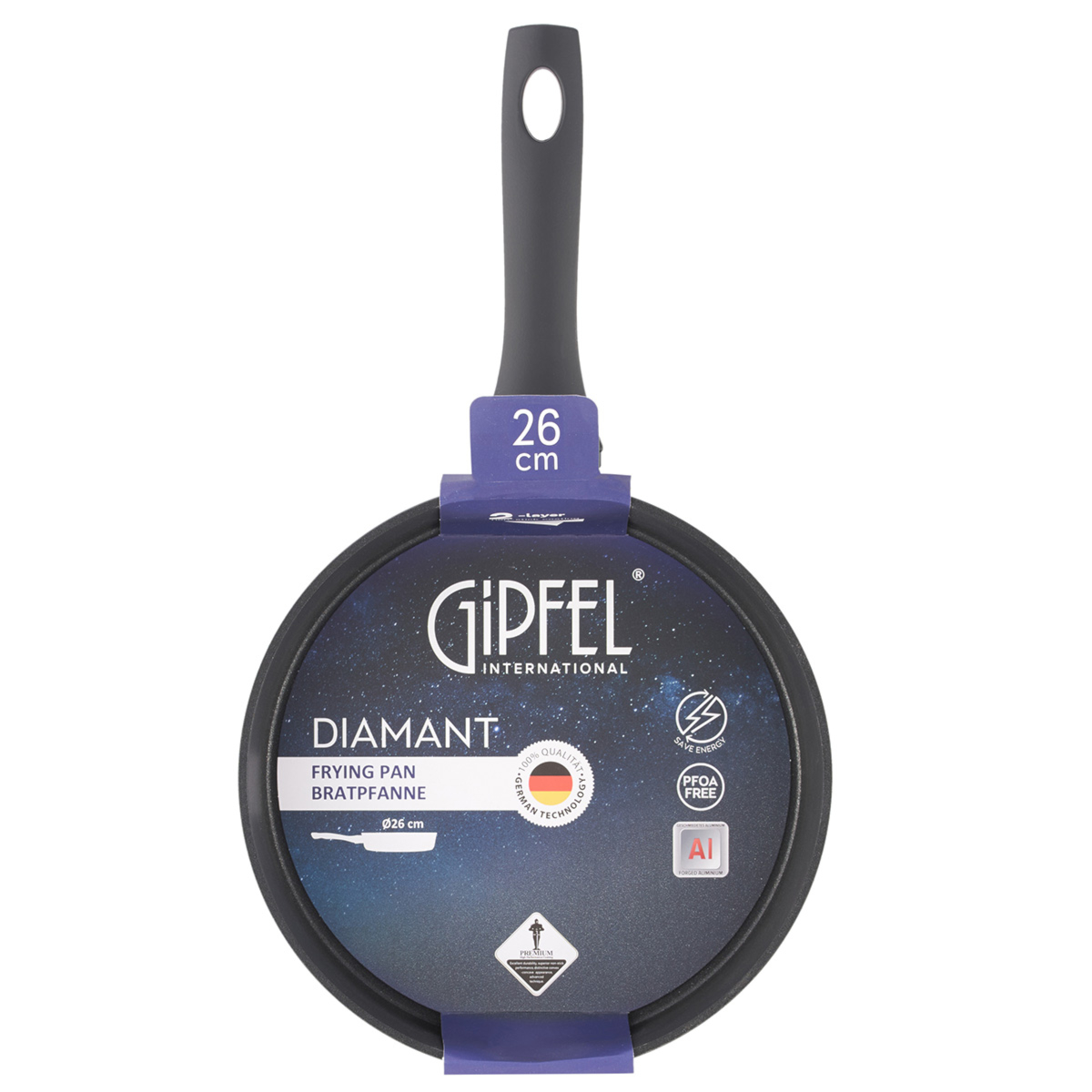 Alüminium tava Gipfel Diamant 52023  26  sm