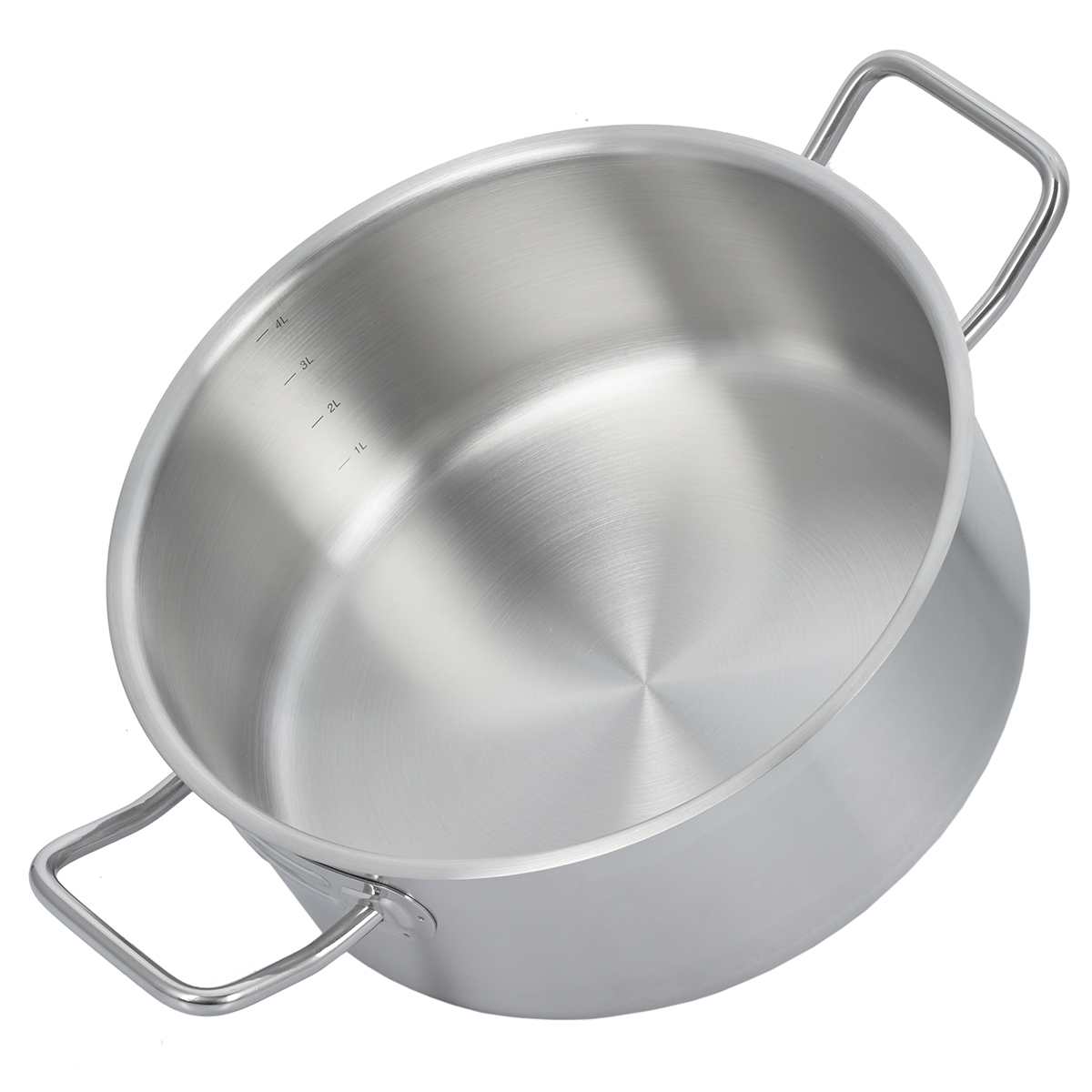 Qazan paslanmayan polad Gipfel Horeca Pro 50717 24 sm/4 lt