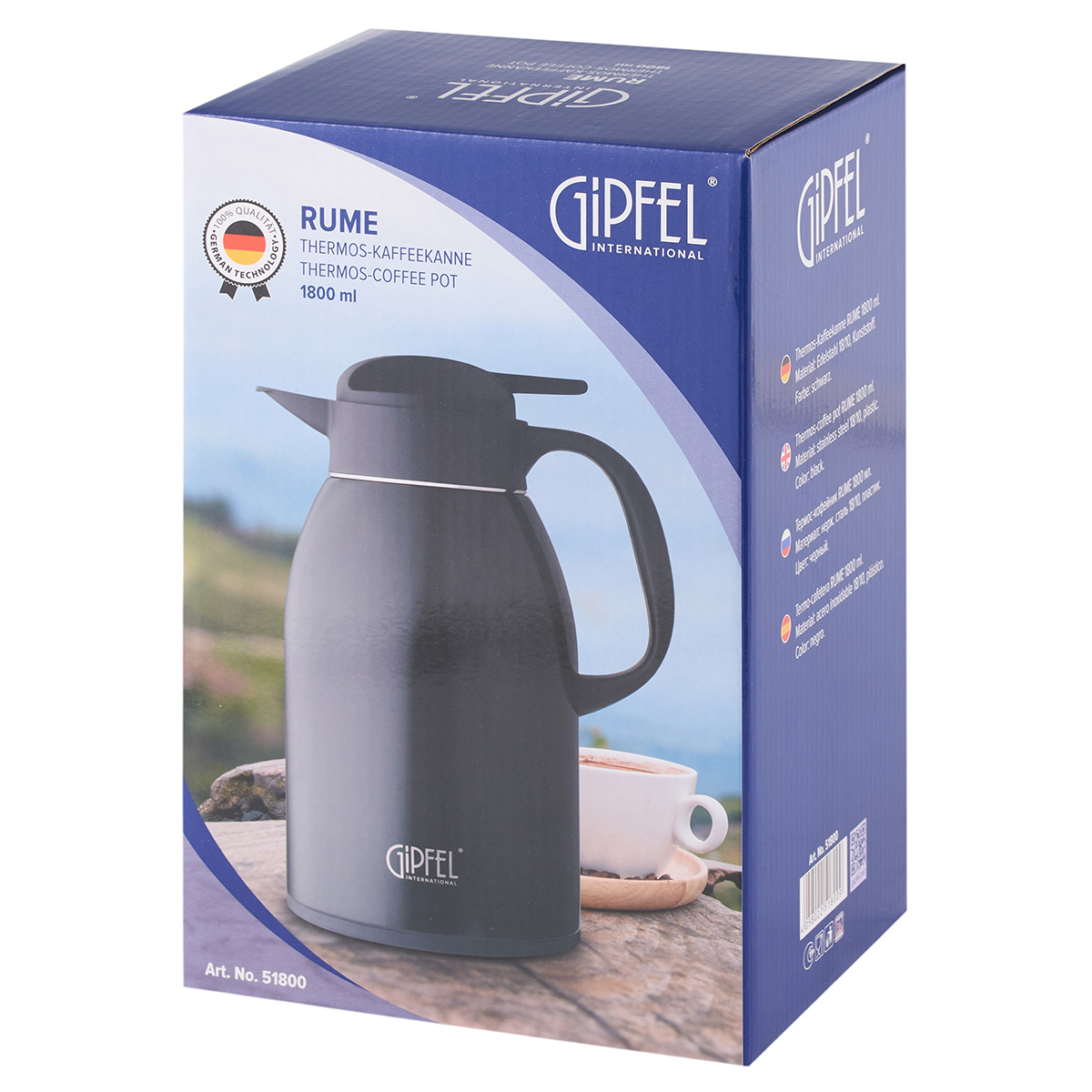 Termos-qəhvə qabı Gipfel Rume 51800 1,8 lt