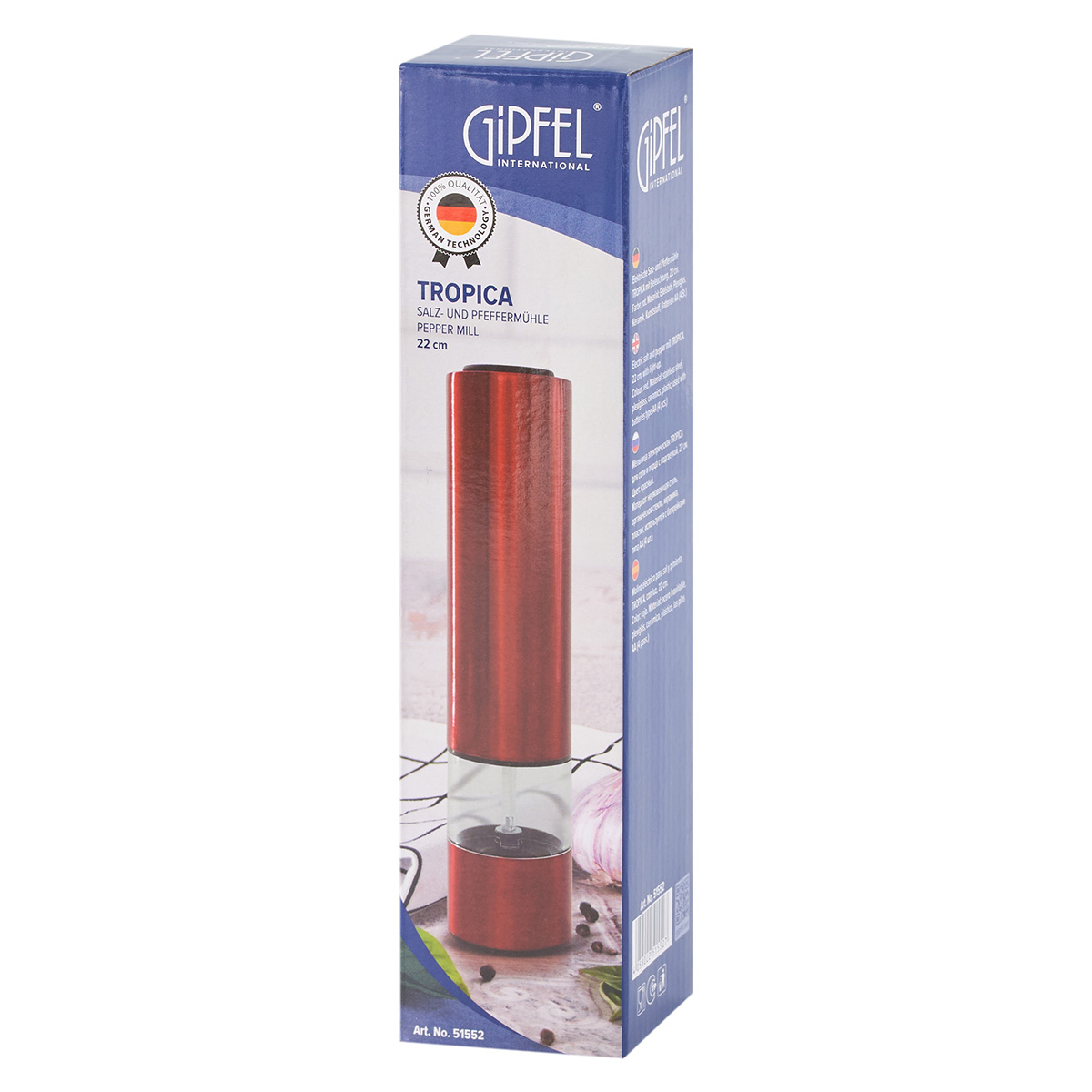 Ədviyyat üyüdən elektrik Gipfel Tropica 51552